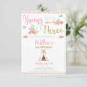 Invitation de Young Wild et de trois Boho d'annive (Debout devant)