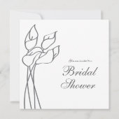 Invitation de zantedeschia (Dos)