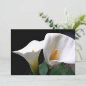 Invitation de zantedeschia (Debout devant)