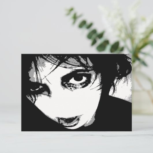 invitation de zombie halloween (Debout devant)