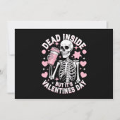 Invitation Dead Inside, mais c'est la Saint Valentin Funny Sk (Devant)