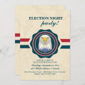 Invitation d'Eagle de jour d'élection (Devant / Derrière)