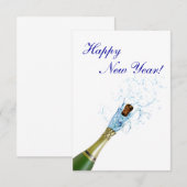 Invitation Débouchage de champagne (Devant / Derrière)