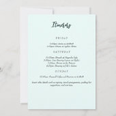 Invitation Déboucher le vin rosé Aquarelle Bachelorette Party (Dos)