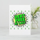 Invitation Debt Free At Last (Debout devant)