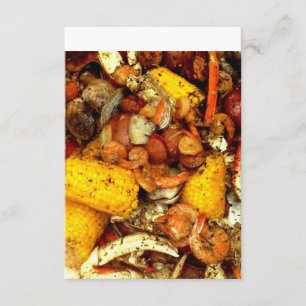 Invitation d'ébullition de fruits de mer