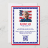 Invitation Début de la campagne des candidats politiques Amer (Dos)