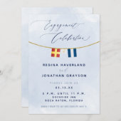 Invitation Début de l'engagement nautique (Devant / Derrière)