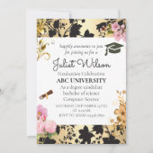 Invitation Début de l'obtention du diplôme de l'université d' (Devant)