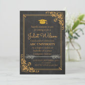 Invitation début du diplôme universitaire du collège marron (Debout devant)