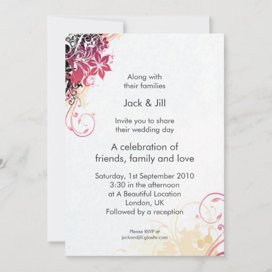 Invitation Début rafale 5x7 (Devant)