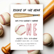 Débutant de l'année Fête d'anniversaire de basebal