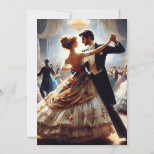 Invitation Debutante Ball Cotillion Danse (Devant)