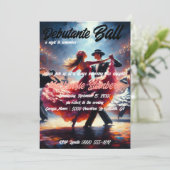 Invitation Debutante Ball Cotillion Danse (Debout devant)