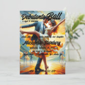 Invitation Debutante Ball Cotillion Danse (Debout devant)