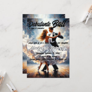 Invitation Debutante Ball Cotillion Danse