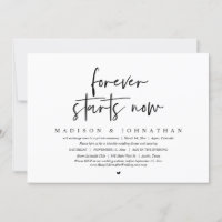 Débute toujours maintenant, Parti Elopement Mariag