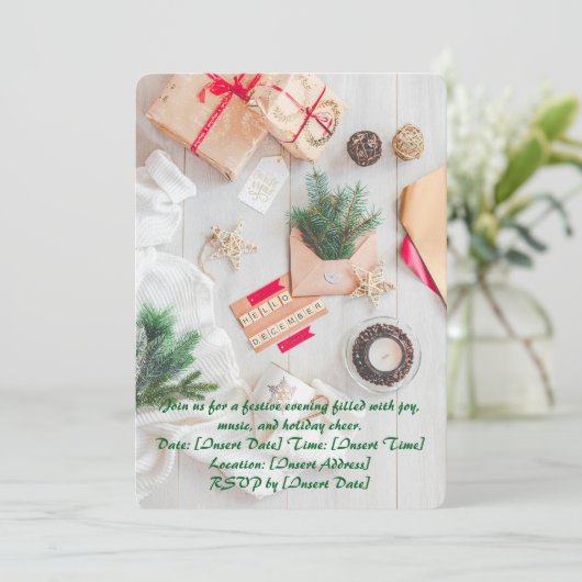 Invitation Décembre Cosy (Debout devant)