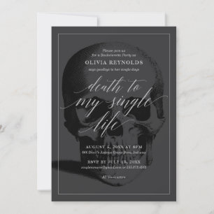Invitation Décès à ma soirée célibataire