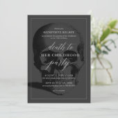 Invitation Décès à votre enfance 13e fête d'anniversaire (Debout devant)