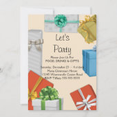 Invitation d'échange de cadeau (Devant)