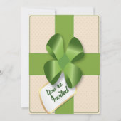 Invitation d'échange de cadeau (Dos)