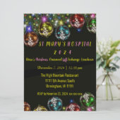 Invitation d'échange de cadeaux de Noël 6,5 po x 8 (Debout devant)