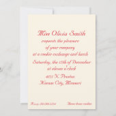 Invitation d'échange de cookies (Dos)