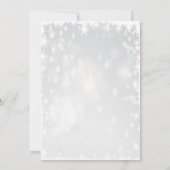 Invitation d'échange d'ornement de Noël (Dos)