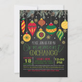 Invitation d'échange d'ornement - noir (Devant)