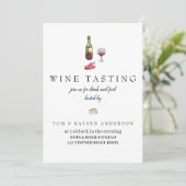 invitation d'échantillon de vin (Debout devant)