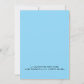 Invitation Décharge personnalisée tout! Je suis 4 Anniversair (Dos)