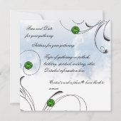 Invitation Déchets de cacao (Dos)