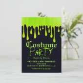 Invitation Déchets doux à goutte verte Halloween Costume Part (Debout devant)