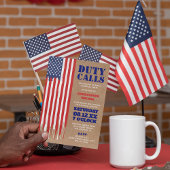 Invitation Déchets | Parti d'adieu militaire russe