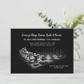 Invitation d'échiquier (Debout devant)