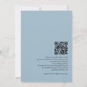 Invitation Décidé sur Forever Eucalyptus QR Code Mariage (Dos)