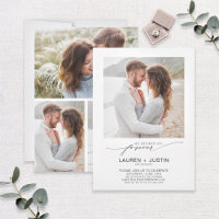 Decided on Forever Modern 4 Photo Engagement Party
