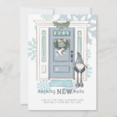 Invitation Deck New Halls New Home Noël (Devant)