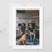 Invitation Deck New Halls New Home Noël (Dos)