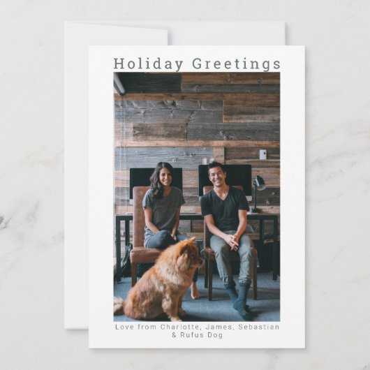 Invitation Deck New Halls New Home Noël (Dos)