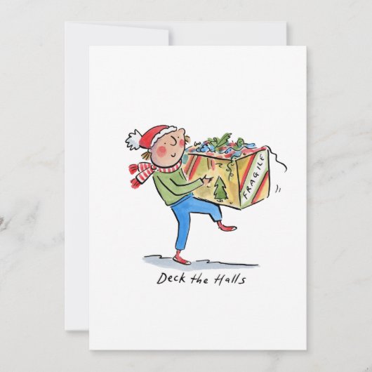 Invitation Deck the Halls (Devant)