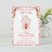 Invitation Decking New Halls Christmas Housewarming (Debout devant)