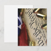 Invitation Déclaration d'indépendance (Devant / Derrière)