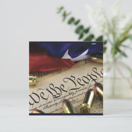 Invitation Déclaration d'indépendance (Debout devant)