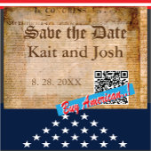 Invitation Déclaration d'indépendance 📜 1776 Vintage