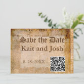 Invitation Déclaration d'indépendance 📜 1776 Vintage (Debout devant)