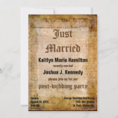 Invitation Déclaration d'indépendance des États-Unis Parchemi (Devant)