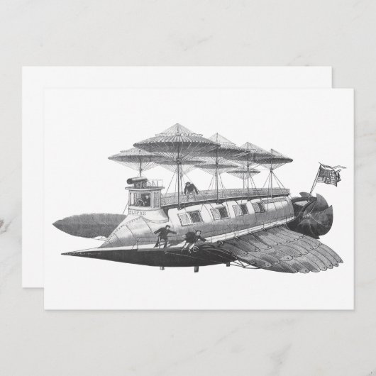 Invitation d'Eclipse, navire de science-fiction vi (Devant / Derrière)