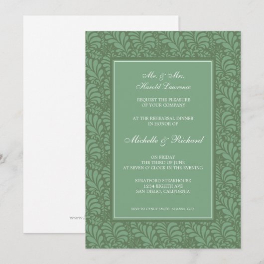 Invitation Deco (Devant / Derrière)